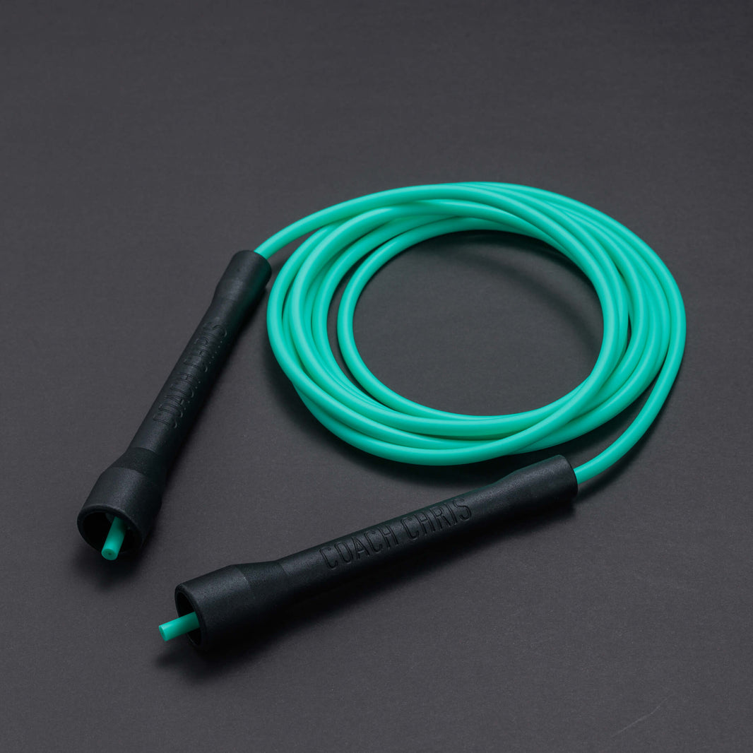 PVC 跳繩｜薄荷綠 + 黑